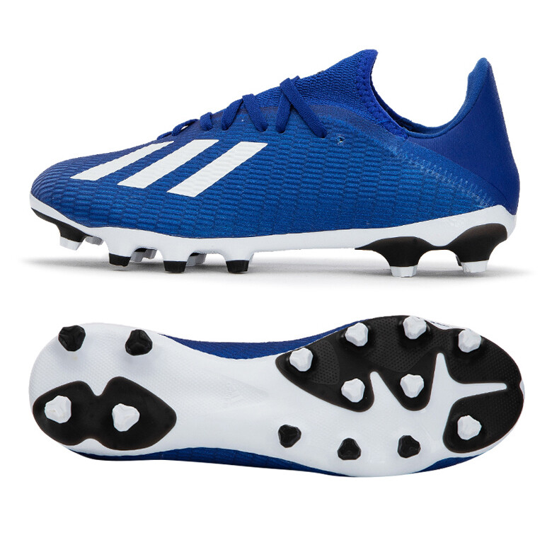 adidas blue and white boots